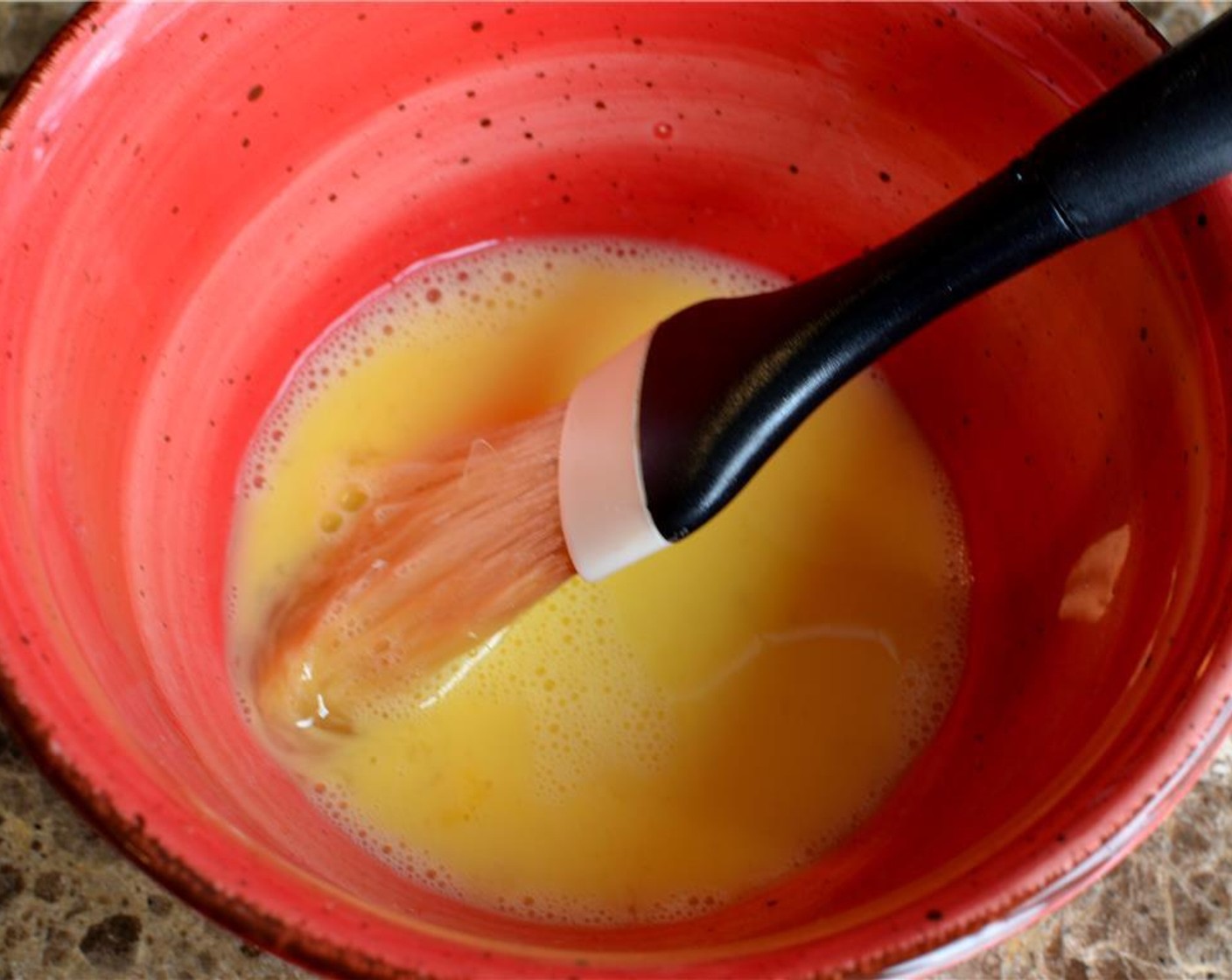 step 12 Place the pretzels on well sprayed baking sheet. Brush the tops of each pretzel with Eggland's Best Classic Egg (1) mixed with Water (1 Tbsp) to form egg wash, and sprinkle with Kosher Salt (to taste).