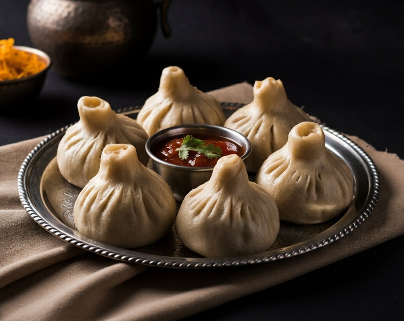 Chicken Momos (Dumplings)